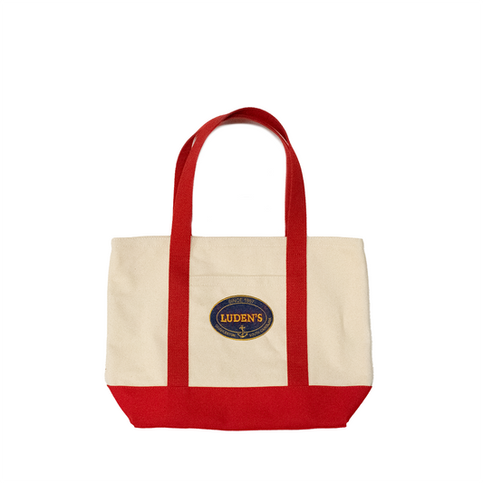 Luden's Medium Heavy Canvas Tote - Red