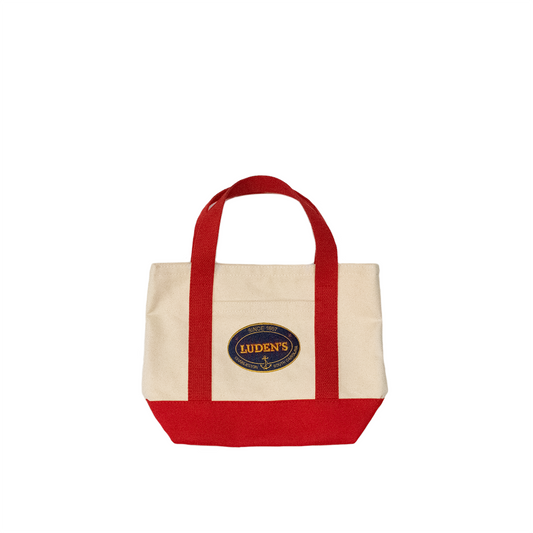 Luden's Small Heavy Canvas Tote - Red