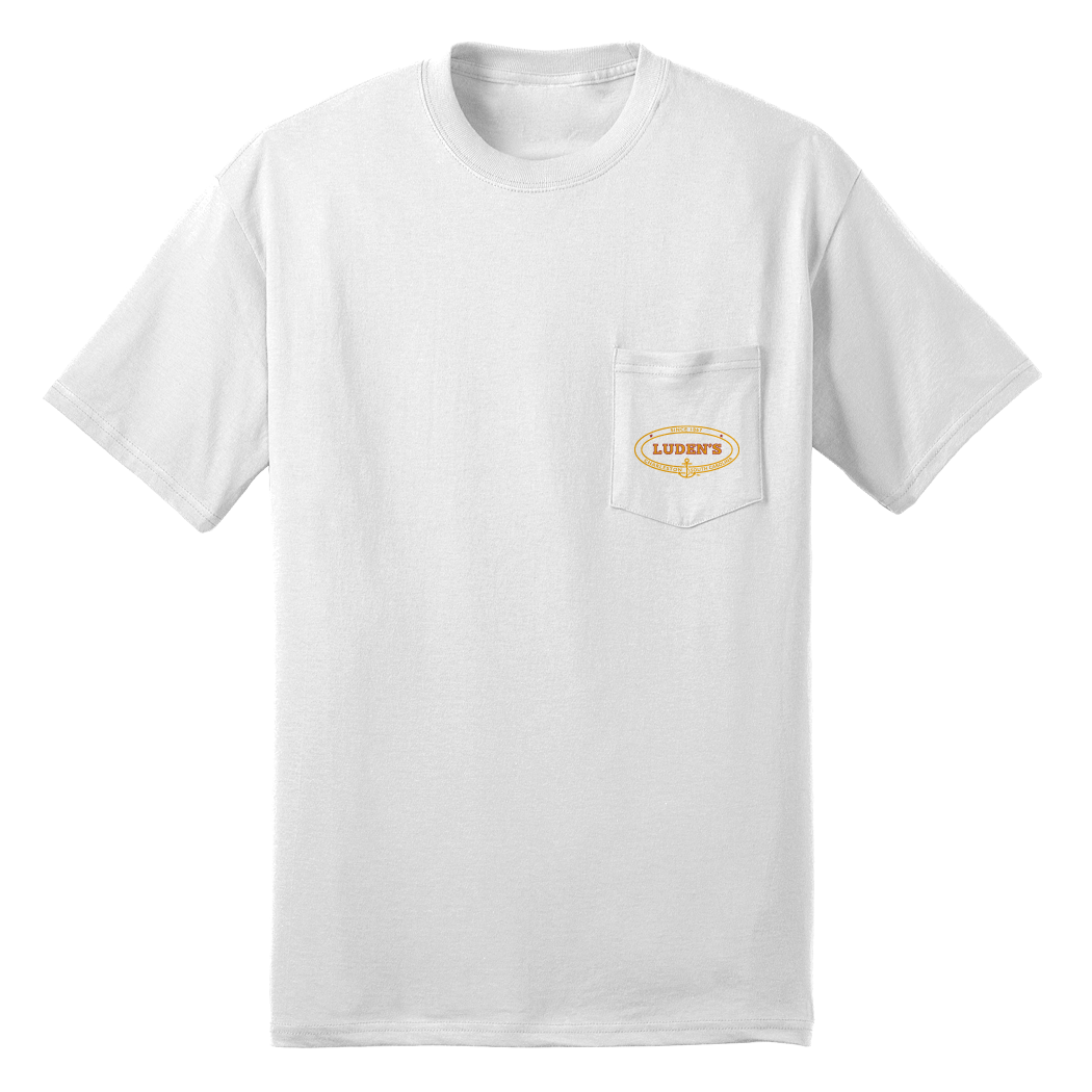 Luden's Pocket Tee - White