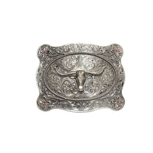 Vogt Sterling Silver Steer Buckle