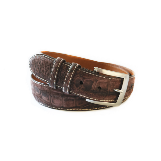 Grady Ervin & Co. Sueded Alligator Belt