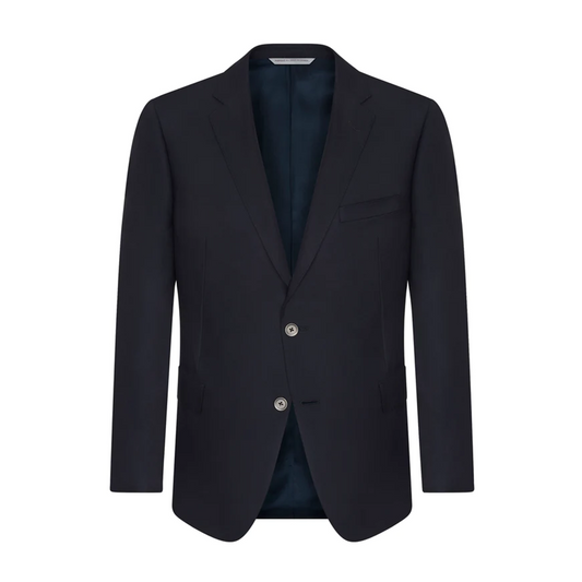 Navy Ice Wool Blazer