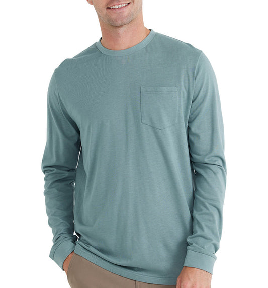 Men's Bamboo Heritage Pocket Long Sleeve