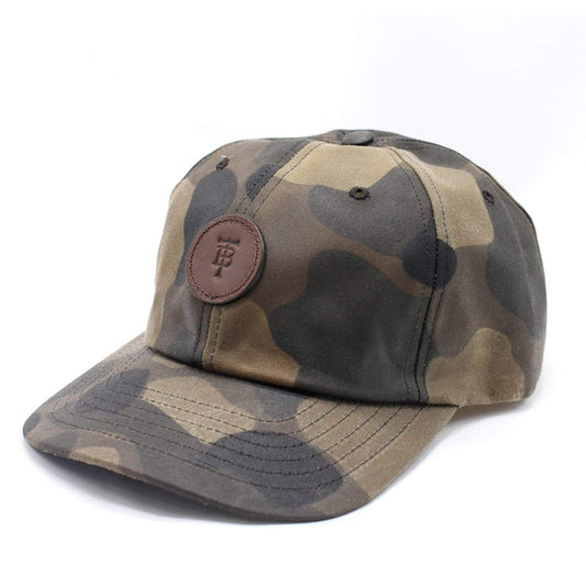 Waxed Cotton Camo Hat